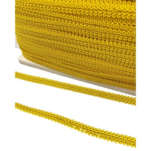 Taśma ozdobna - 9 - żółta, 1cm