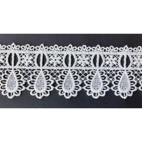 Gipiura - B0033 - ecru, matowa - 5cm