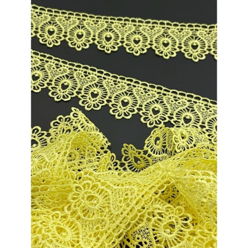 Gipiura - B0404 - żółty / cytrynowy - 4cm