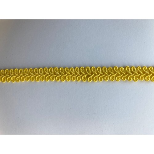 Taśma ozdobna - SR 019 - żółty, 1,5cm