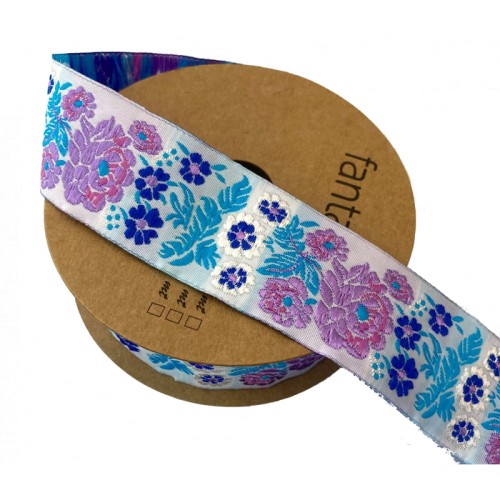 Taśma żakardowa - 35097 v8 - 3,5cm