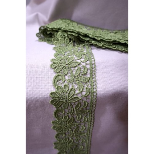 Gipiura - 8514B - zielona/oliwkowa - 6,5cm