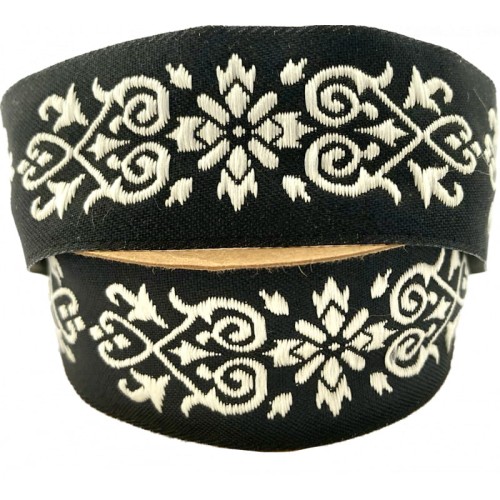 Taśma żakardowa - 35271 v9 - 3,5cm