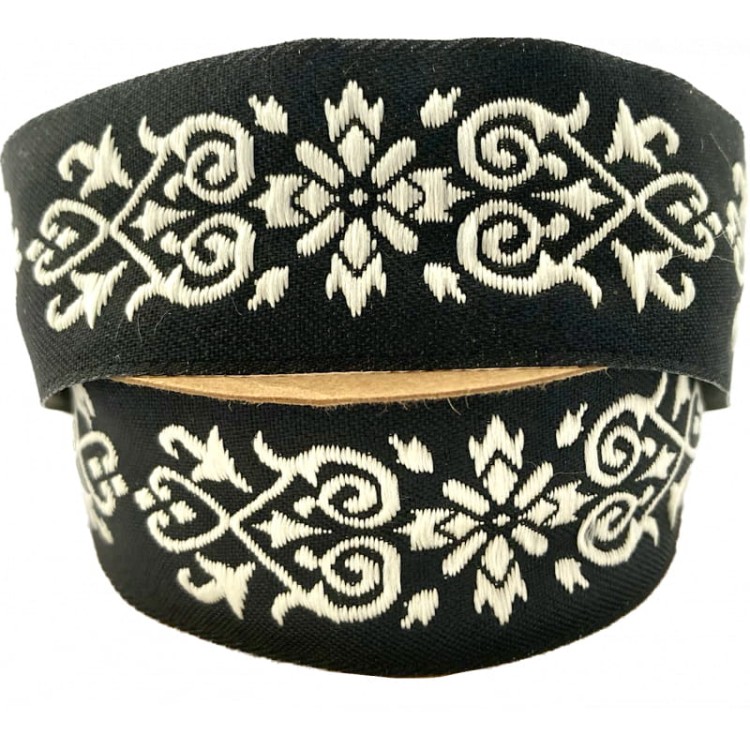 Taśma żakardowa - 35271 v9 - 3,5cm