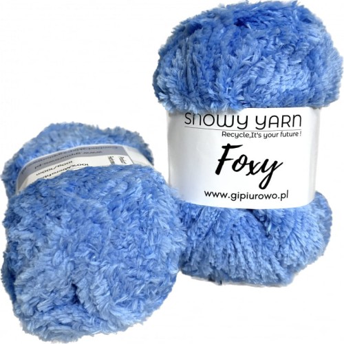 Puszysta włóczka Foxy - niebieska 927 - 100 m
