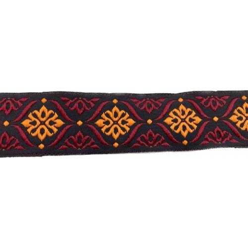 Taśma żakardowa, taśma ozdobna - 25973 v2 - 2,5cm