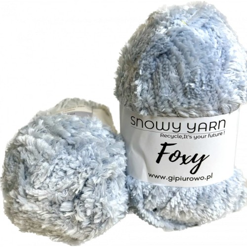Puszysta włóczka Foxy - niebieski 922 - 100 m