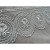 Koronka na tiulu - DT94 - biała śmietankowa - 11 cm