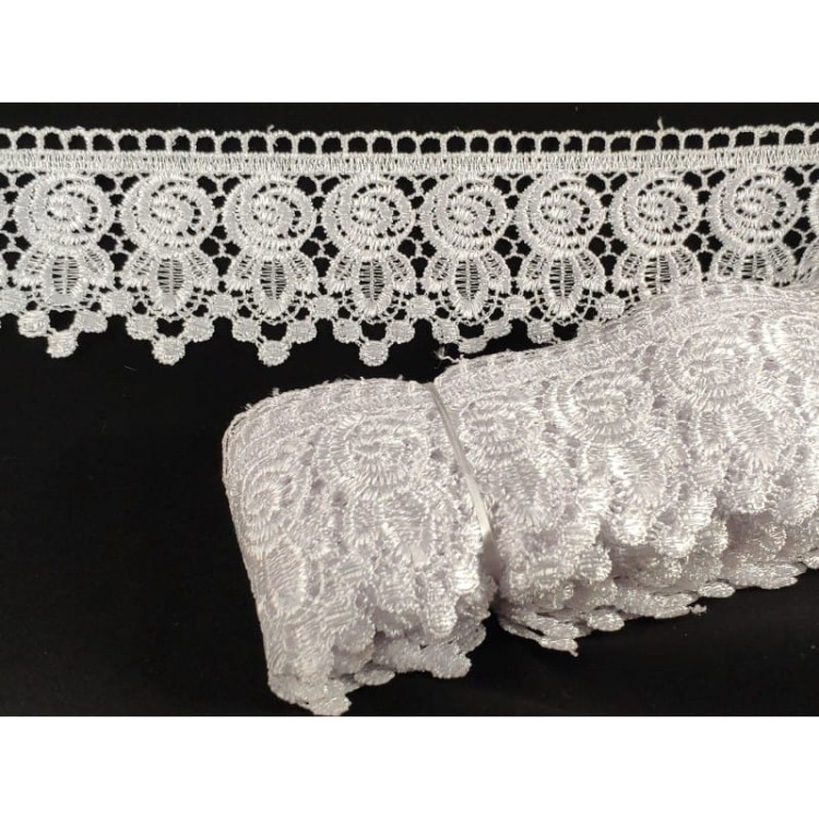 Promocja-Końcówka-0,80mb- Gipiura - 0538 - biała - 6cm