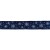 Taśma żakardowa bożonarodzeniowa - 22481 - niebieska - 2,2cm