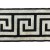 Taśma żakardowa - 70062 – czarno srebrna - 7cm