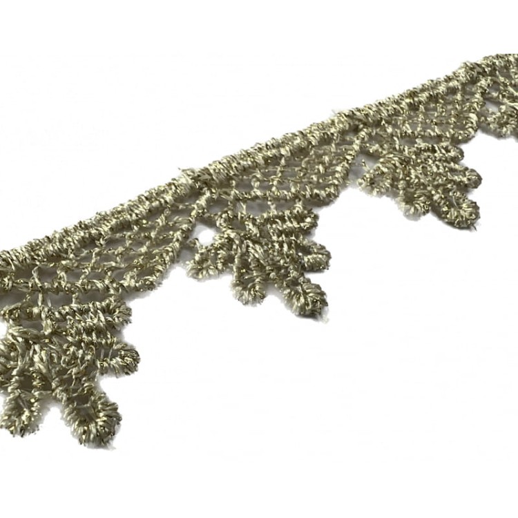 Gipiura - S4GB2399 - beż/złoto - 2 cm