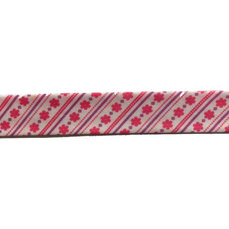 Lamówka bawełniana - kwiaty 314 - 2 cm