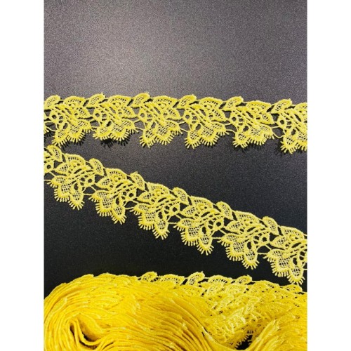 Gipiura - B0151 - żółta / cytrynowa - 3cm