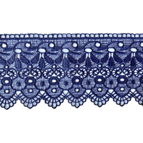 Promocja- Końcówka - 0,9mb  Gipiura - B0148 - ciemnoniebieska - 9cm