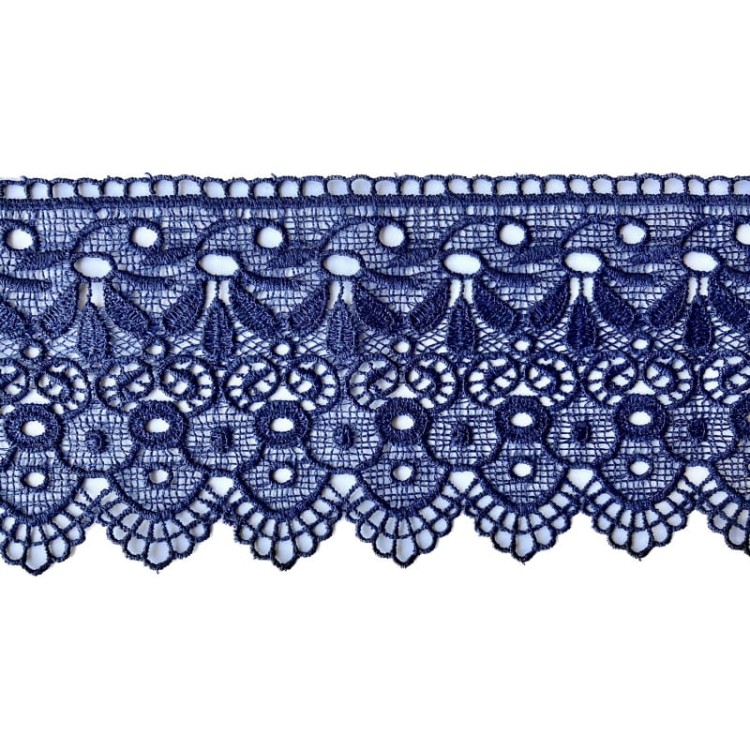 Promocja- Końcówka - 0,9mb  Gipiura - B0148 - ciemnoniebieska - 9cm