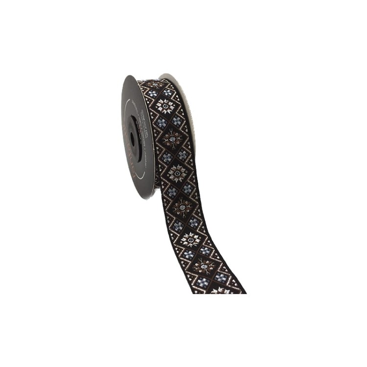 Taśma żakardowa - 25975 V6 - 2,5cm