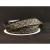 Taśma żakardowa - 16071 – czarno złota - 1,5cm