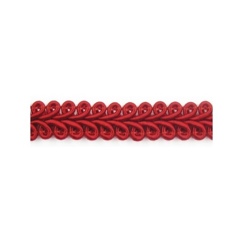 Taśma ozdobna - 9 - czerwona, 1cm