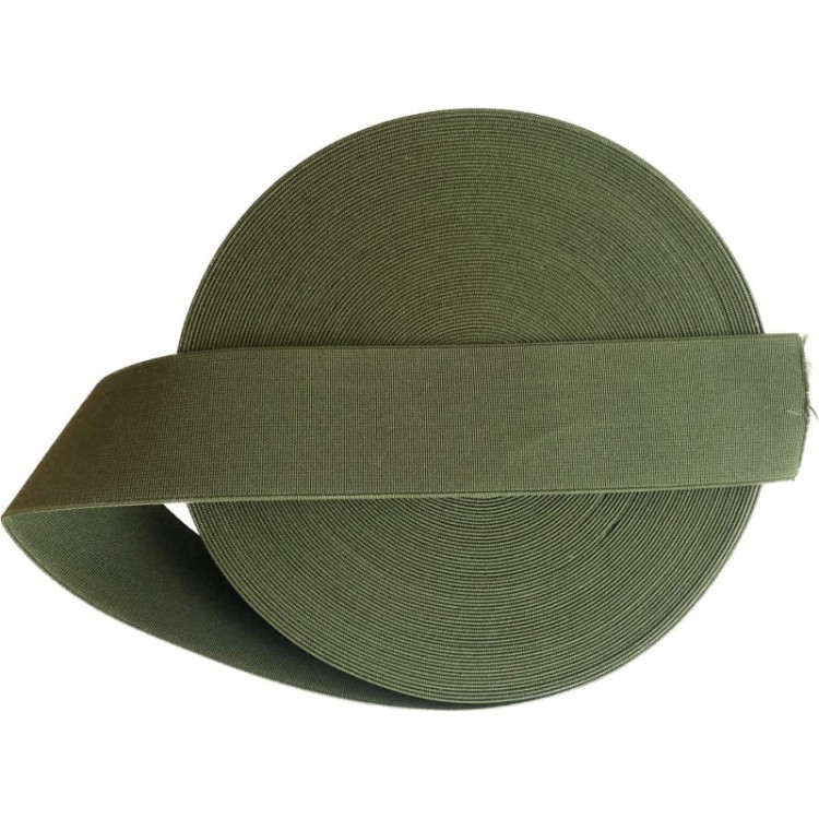 Guma elastyczna turecka - 5 cm - ciemna zieleń