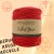 T-Shirt Yarn - przędza makaronowa, włóczka spaghetti - czerwona - 120 m