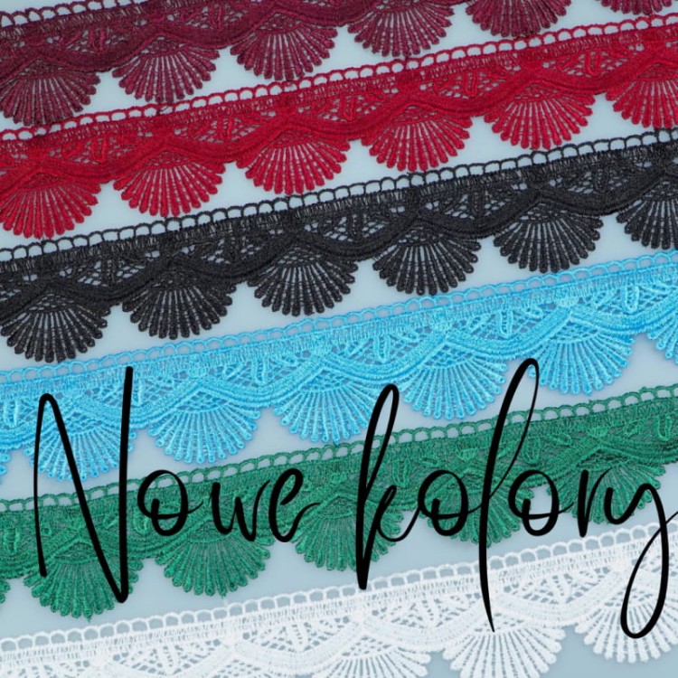 Gipiura - GMB534 - bordowa - 5 cm