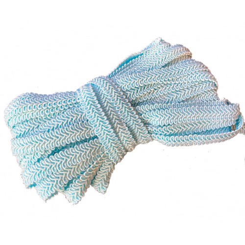 Taśma ozdobna - SR 011 - błękitny, 1,5cm