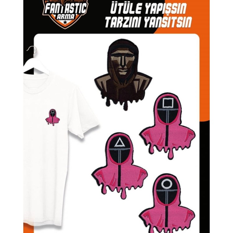 Aplikacja termiczna, naprasowanka Squid Games 2