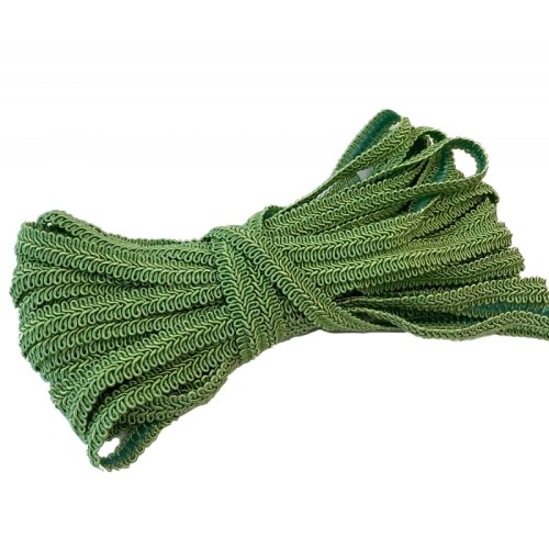 Taśma ozdobna - SR 042 - pistacjowy, 1,5cm