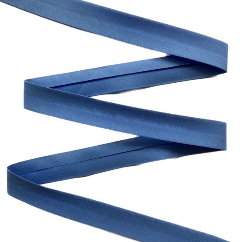 Lamówka bawełniana - niebieska ct26 - 2 cm