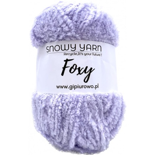 Puszysta włóczka Foxy - liliowa 940 - 100 m