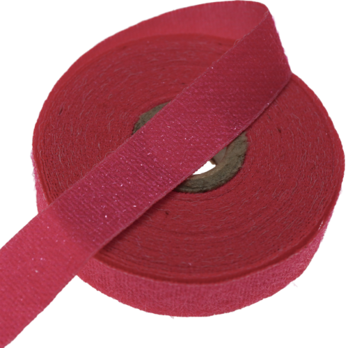 Taśma ozdobna połyskliwa - 20319 v6 - róż neon - 2 cm