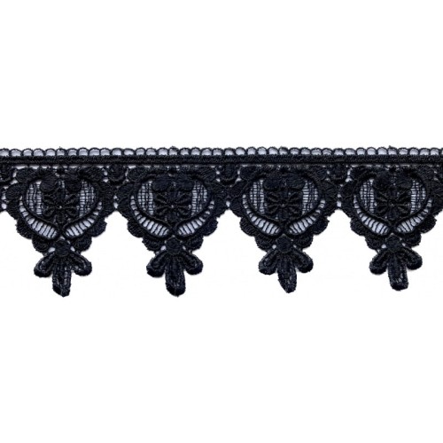 Gipiura - B106 - czarna, matowa - 8cm