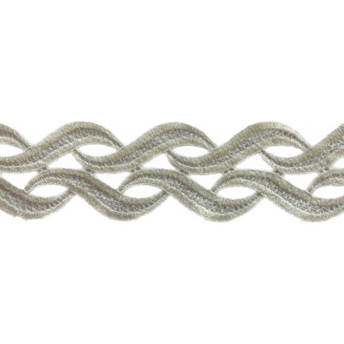 Gipiura - 5F62 - biała śmietankowa - 5,5 cm