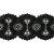 Gipiura - 2558 - czarna - 8 cm