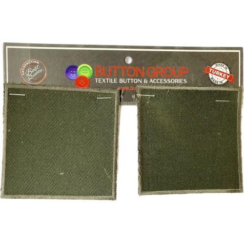 Łatki, naprasowanki kwadratowe khaki