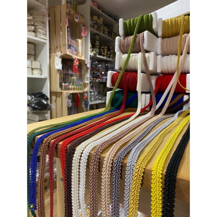 Taśma ozdobna - SR 042 - pistacjowy, 1,5cm