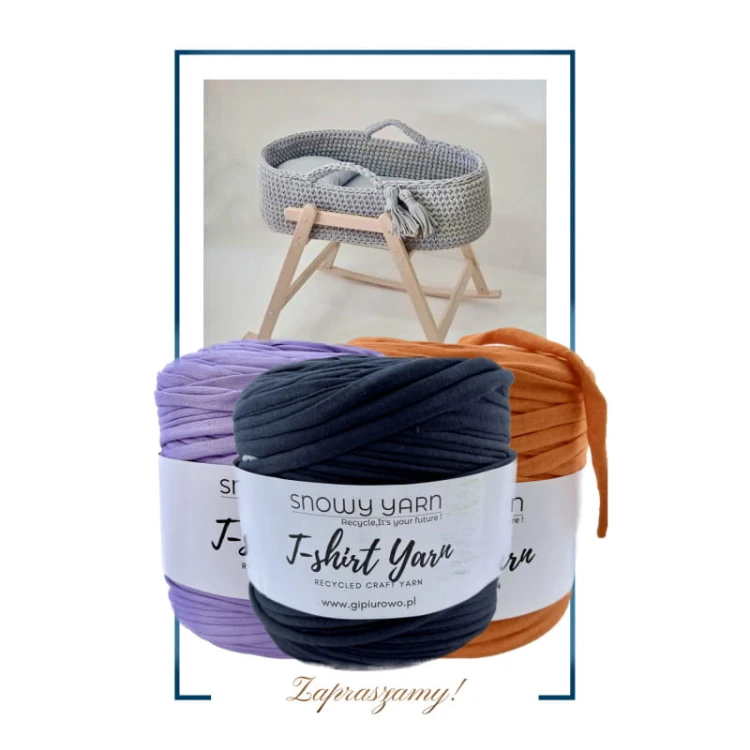 Przędza makaronowa, włóczka spaghetti -  T-Shirt Yarn - różowa 2 - 130 m