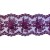 Promocja - Końcówka- 0,7 mb- Koronka na tiulu - 194200 - fioletowa - 8cm