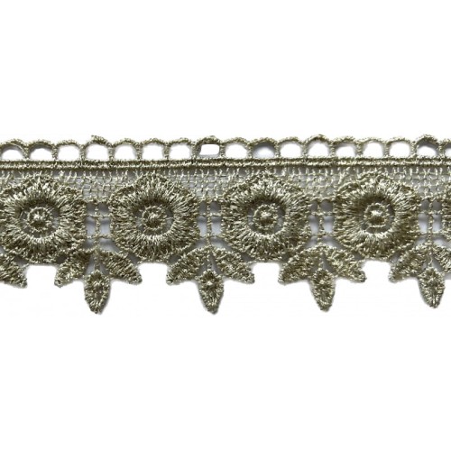 Gipiura - S06850772 - beż/złoto - 4 cm