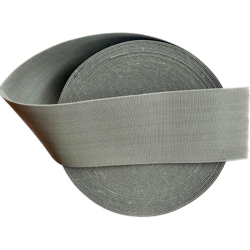 Guma elastyczna turecka - 8 cm - szara