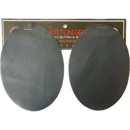 Łatki, naszywki owalne - szare