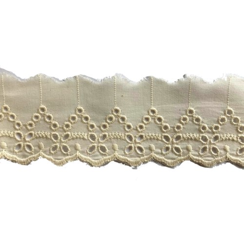 Haft na batyście - FGL- 23 - naturalny - 6cm